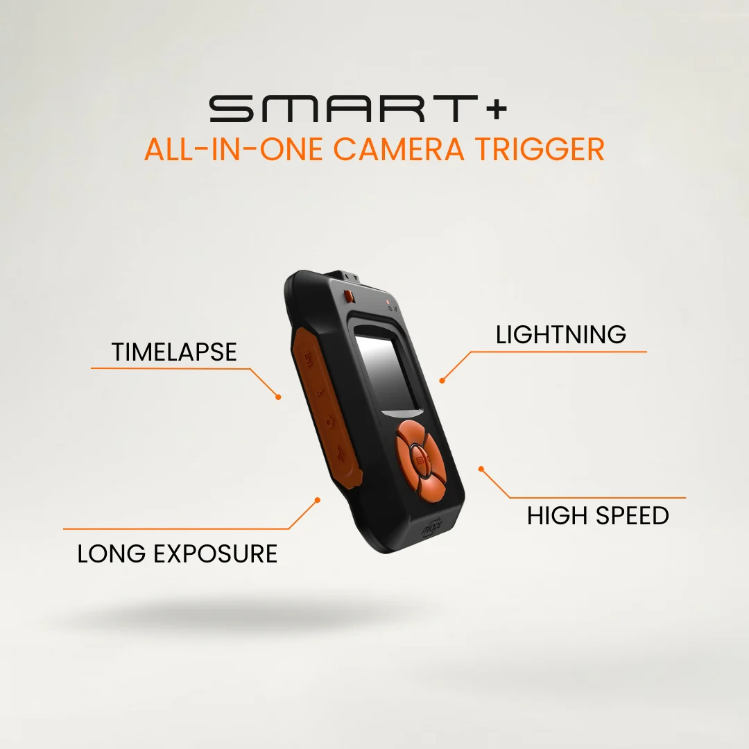 Smart+ Multi-Mode Camera Trigger | Lightning, Sound, Laser and Timelapse